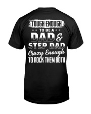 Touch Enough To Be A Dad And Stepdad Classic T-Shirt back
