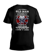 I Am A Grumpy Old Man V-Neck T-Shirt thumbnail