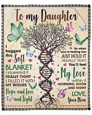 I Hugged This Soft Blanket ADN Mom To Daughter Fleece Blanket - 50" x 60" front