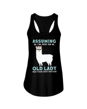 Assuming I'm An Old Lady Was Your First Mistake Ladies Flowy Tank tile