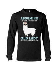 Assuming I'm An Old Lady Was Your First Mistake Long Sleeve Tee tile