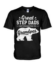 Great Stepdads Get Promoted To Grandpas V-Neck T-Shirt thumbnail