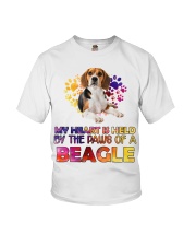 My Heart Is Held By The Paws Of A Beagle Youth T-Shirt thumbnail