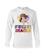 My Heart Is Held By The Paws Of A Beagle Long Sleeve Tee thumbnail