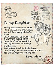 Daughter Stay Strong Be Confiden Just Do Your Best Fleece Blanket - 50" x 60" front