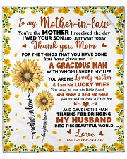 MIL Thanks Mom For The Things That U Have Done Fleece Blanket - 50" x 60" front