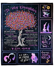 I am so pround of you Mom-To-Daughter Fleece Blanket - 50" x 60" front