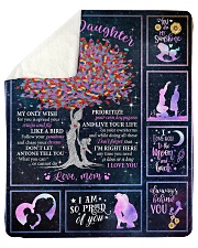 I am so pround of you Mom-To-Daughter Sherpa Fleece Blanket tile