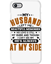 My Husband Left Me Beautiful Memories Phone Case tile