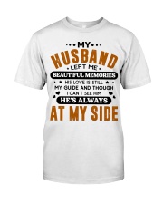 My Husband Left Me Beautiful Memories Classic T-Shirt tile
