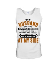 My Husband Left Me Beautiful Memories Unisex Tank tile
