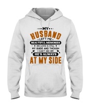 My Husband Left Me Beautiful Memories Hooded Sweatshirt tile