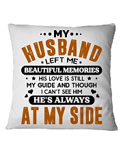My Husband Left Me Beautiful Memories Square Pillowcase tile