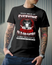 Grumpy Old Grandpa Smile Back Classic T-Shirt lifestyle-mens-crewneck-front-6