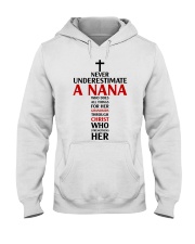 Never Underestimate A Nana Hooded Sweatshirt thumbnail