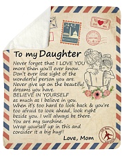Big hug-Never forget that I love U Mom-To-Daughter Sherpa Fleece Blanket tile