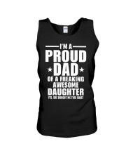 I'm Proud Dad Of A Freaking Awesome Daughter Unisex Tank thumbnail