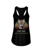 Cat Dad Ladies Flowy Tank thumbnail
