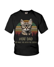 Cat Dad Youth T-Shirt thumbnail