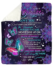 Never Forget That I Love You - Mom To Daughter Sherpa Fleece Blanket tile