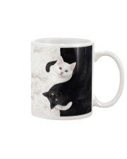 yin yang Cats Black and White Mug thumbnail