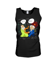 Science Pythagoras And Einstein Unisex Tank tile