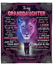 I Didn't Give U The Gift Of Life To Granddaughter Fleece Blanket - 50" x 60" front
