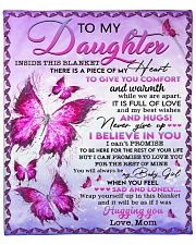 Inside This Blanket There Is Piece Mom To Daughter Fleece Blanket - 50" x 60" front