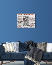 When Life's Troubles Try To ScareU Dad To Daughter 14x11 Gallery Wrapped Canvas Prints aos-canvas-pgw-14x11-lifestyle-front-06