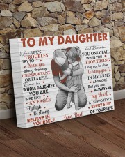 When Life's Troubles Try To ScareU Dad To Daughter 14x11 Gallery Wrapped Canvas Prints aos-canvas-pgw-14x11-lifestyle-front-21