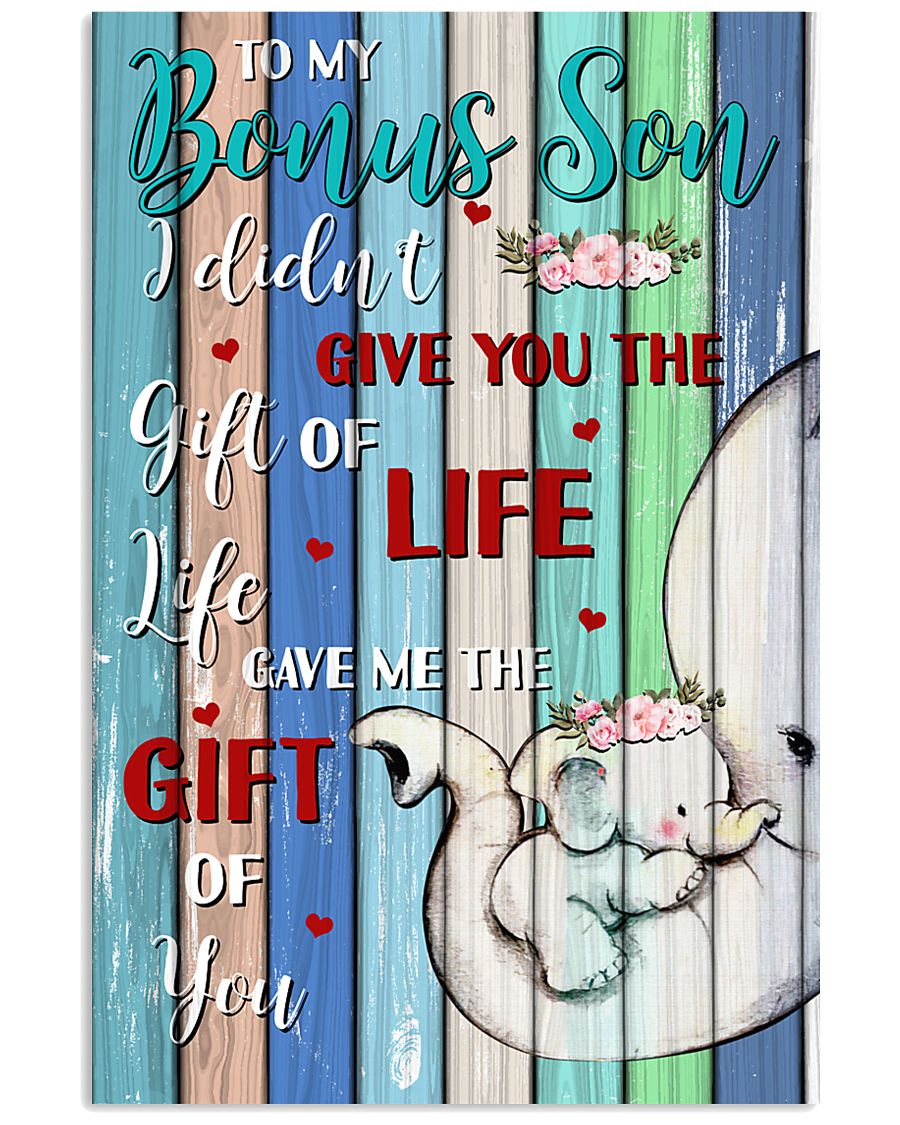 To My Bonus Son 11x17 Poster