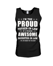 Proud Father-In-Law Of A Freaking Daughter-In-Law Unisex Tank thumbnail