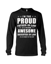 Proud Father-In-Law Of A Freaking Daughter-In-Law Long Sleeve Tee thumbnail