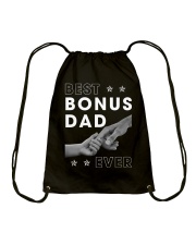 Best Bonus Dad Ever Drawstring Bag thumbnail
