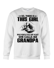 This Girl Who Kinda Stole My Heart Call Me Grandpa Crewneck Sweatshirt tile