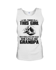 This Girl Who Kinda Stole My Heart Call Me Grandpa Unisex Tank tile