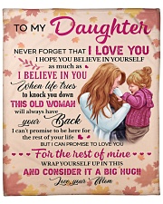 Never Forget That I Love You Mom To Daughter Fleece Blanket - 50" x 60" front