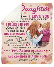 Never Forget That I Love You Mom To Daughter Sherpa Fleece Blanket tile