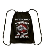 Stepdad And Stepson The Legend And The Legacy Drawstring Bag thumbnail