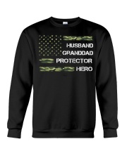 Husband Granddad Protector Hero Crewneck Sweatshirt tile