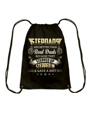 Stepdads Are Better Than Real Dads Drawstring Bag tile