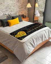 To My Daughter Sherpa Fleece Blanket - 50" x 60" aos-sherpa-fleece-blanket-lifestyle-front-01
