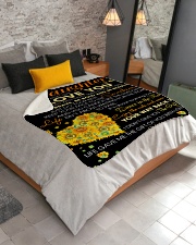 To My Daughter Sherpa Fleece Blanket - 50" x 60" aos-sherpa-fleece-blanket-lifestyle-front-02