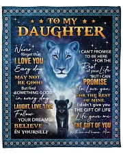 Lion-Never Forget That I Love U Mom-To-Daughter Fleece Blanket - 50" x 60" front
