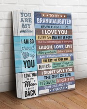 Never Forget That I Love U - Nana To Granddaughter 11x14 Gallery Wrapped Canvas Prints aos-canvas-pgw-11x14-lifestyle-front-14