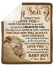 Never Forget I Love U Lion Mom To Son Sherpa Fleece Blanket tile