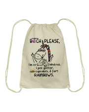 Bitch Please I'm So Fabulous I Pee Cupcake Fart Drawstring Bag tile