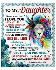 Never Forget That I Love U Mom To Daughter Fleece Blanket - 50" x 60" front