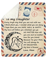 Every single day that you arent with me M-Daughter Sherpa Fleece Blanket tile