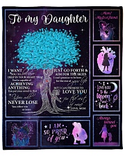 I Can Promise To Love U Tree Mom To Daughter Fleece Blanket - 50" x 60" front